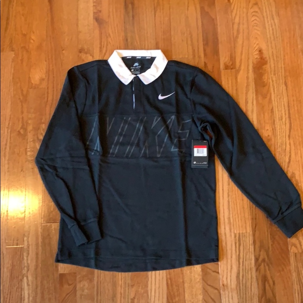 Men’s Nike Long Sleeve Dri-Fit Polo Shirt